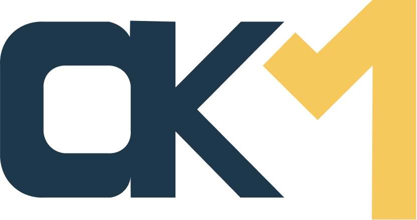 Logo AKM Logistica promocional