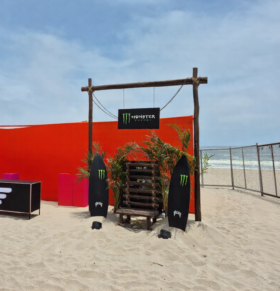 logística de eventos monster energy