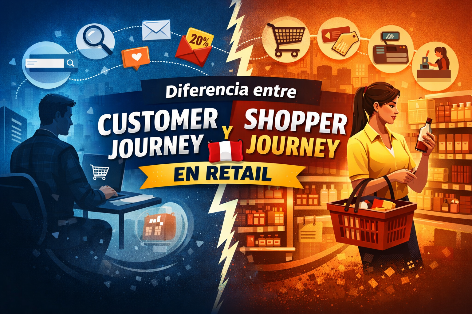 Diferencia entre customer journey y shopper journey en retail